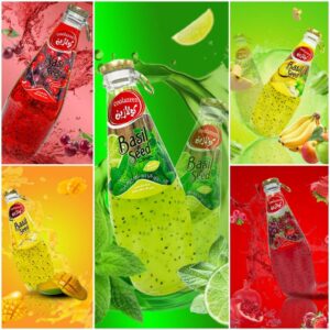 تخم شربتی شیشه ای کولازین