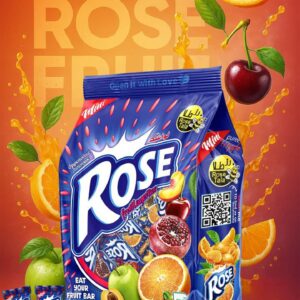 لواشک مجلسی مینی رز فروت طرح رانی 1 کیلویی رز طلا