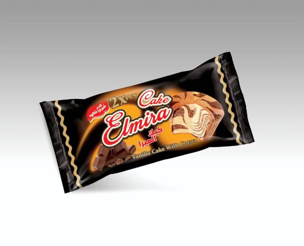 کیک دو قلو دو رنگ المیرا