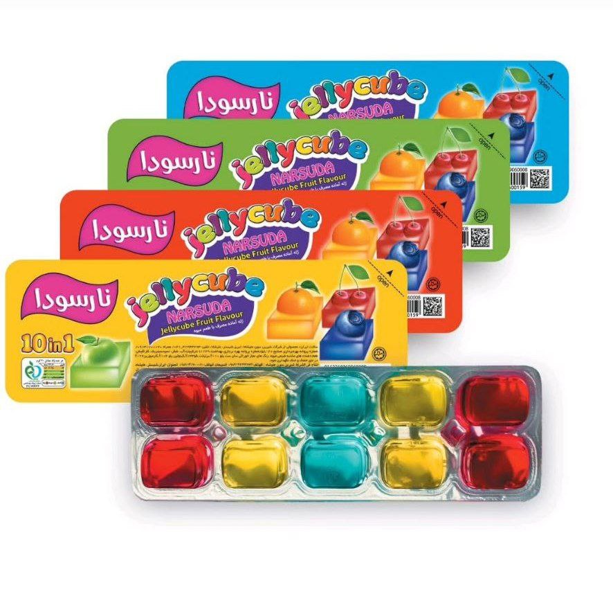 ژله ورقه ای نارسودا