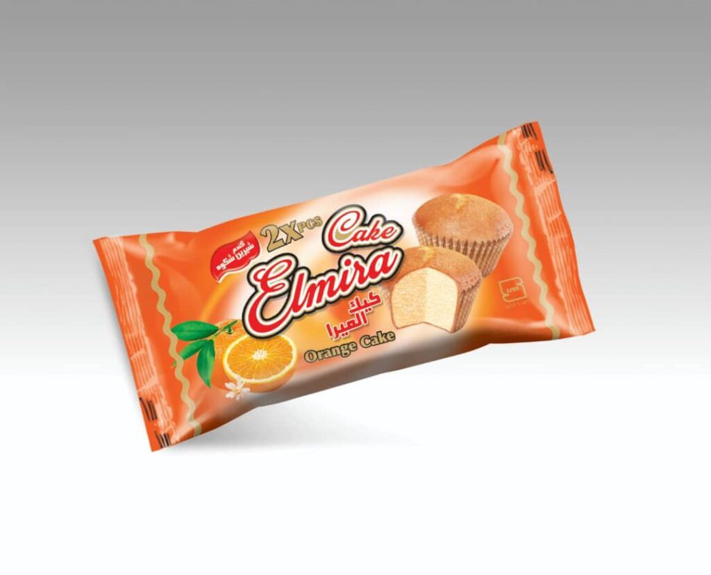 کیک دو قلو پرتقالی المیرا