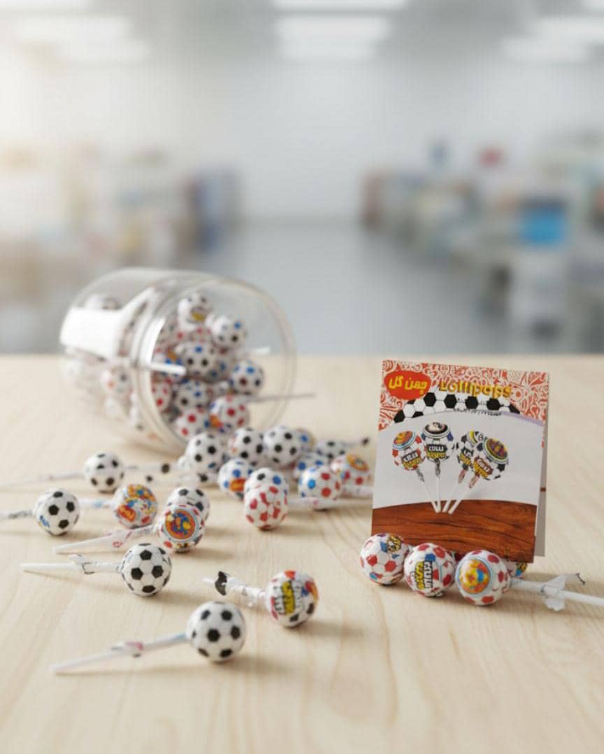 آبنبات 10 گرمی چمن گل